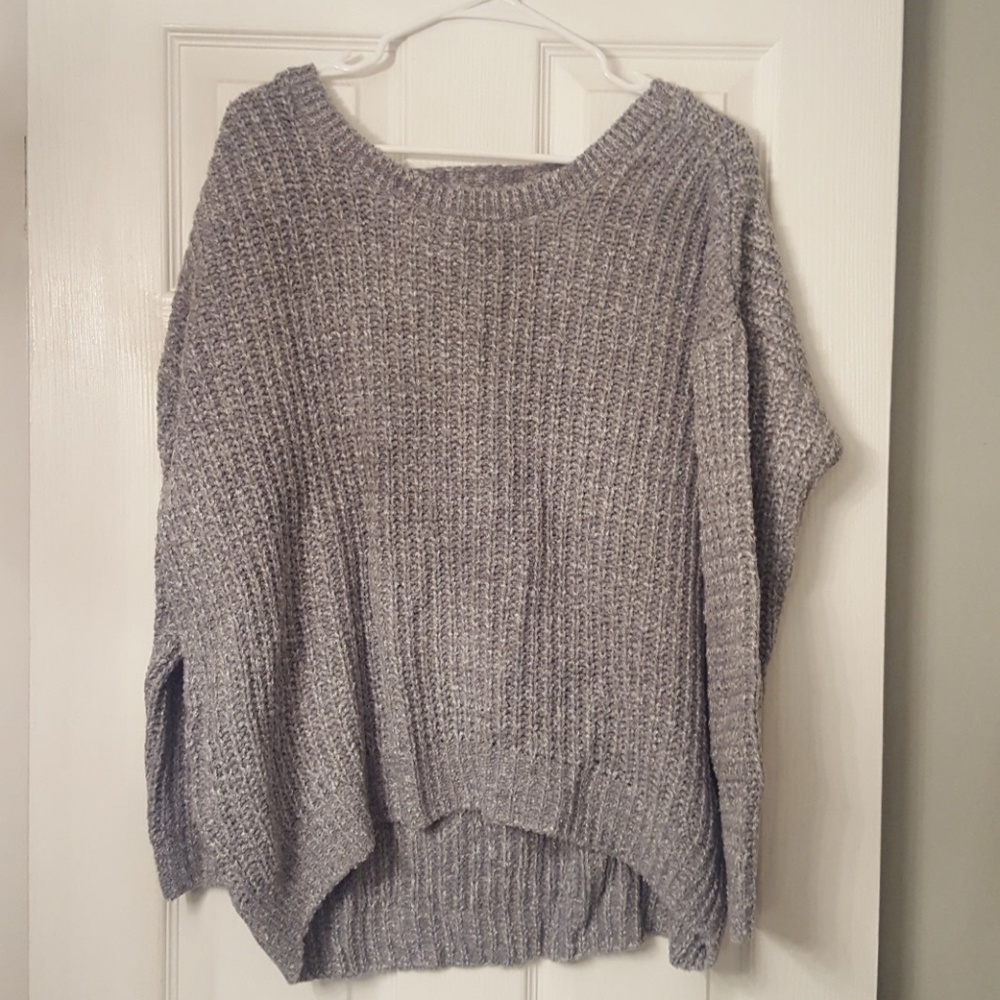 Grey chunky sweater